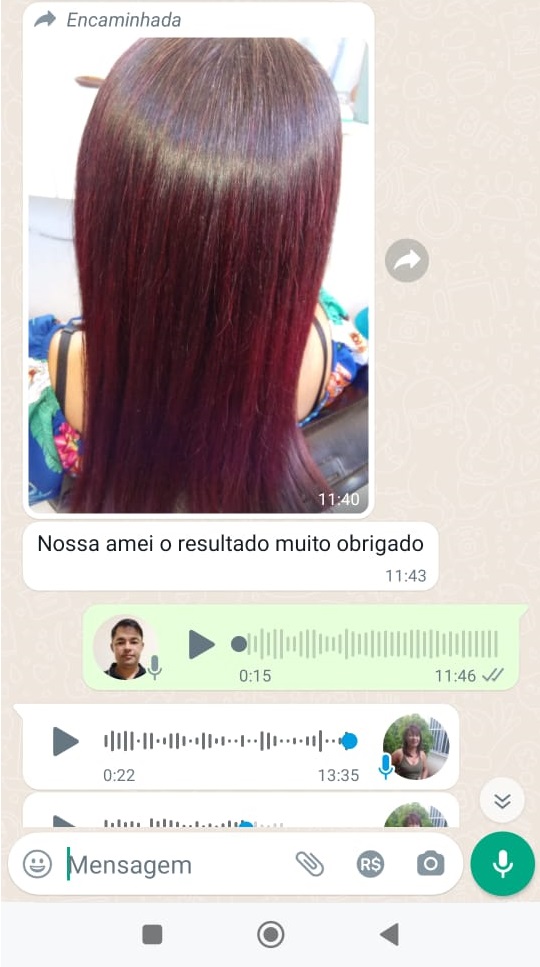 Prova social de WhatsApp
